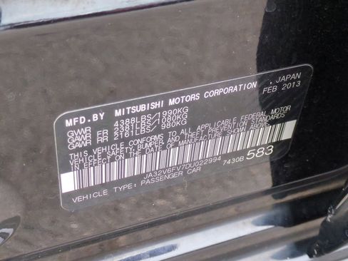 Used 2013 Mitsubishi Lancer Ralliart image 35