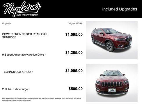 Used 2019 Jeep Cherokee Limited w/ Technology Group image 2