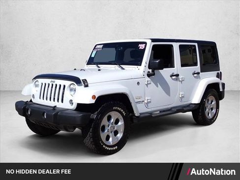 Used 2015 Jeep Wrangler Unlimited Sahara w/ Connectivity Group AWD/4WD image 1