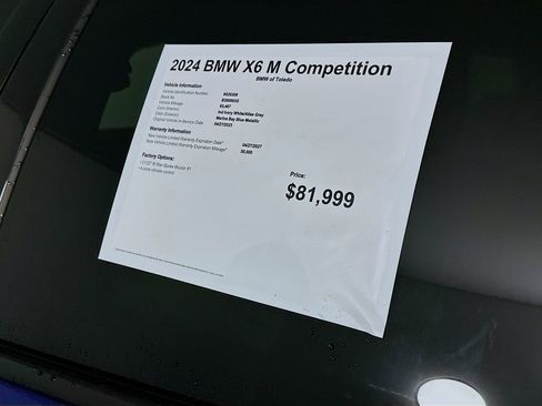 Used 2024 BMW X6 M Competition AWD/4WD image 12
