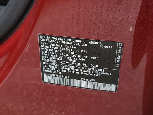 Used 2019 Volkswagen Atlas SE w/ Panoramic Sunroof Package AWD/4WD image 10