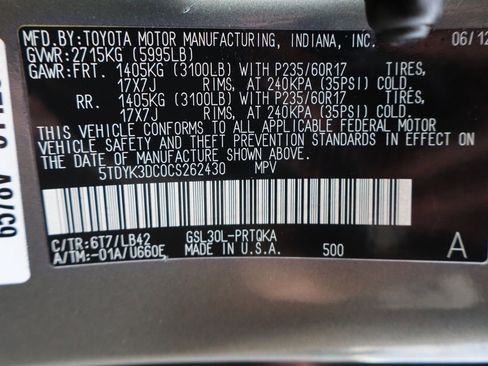 Used 2012 Toyota Sienna XLE image 48