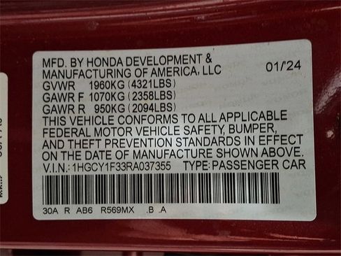 Used 2024 Honda Accord EX image 27