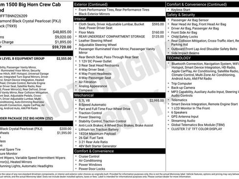 Used 2022 RAM 1500 Big Horn AWD/4WD image 2