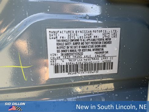 New 2026 Nissan Sentra SV w/ SV Convenience Package image 12