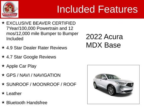 Used 2022 Acura MDX SH-AWD w/ Advance Package image 4