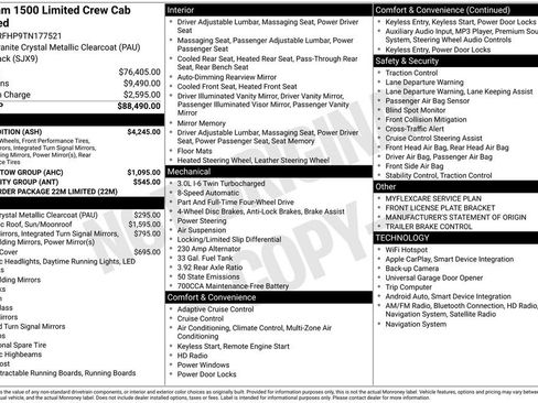 New 2026 RAM 1500 Limited w/ Night Edition AWD/4WD image 6