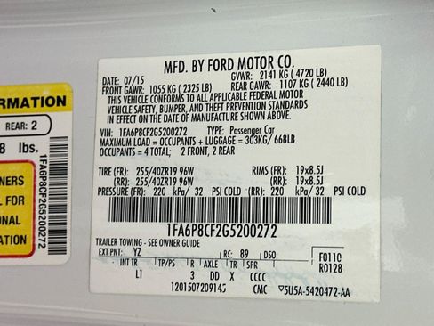 Used 2016 Ford Mustang GT Premium w/ Equipment Group 401A RWD image 12
