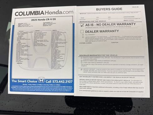 Certified 2025 Honda CR-V EX image 34