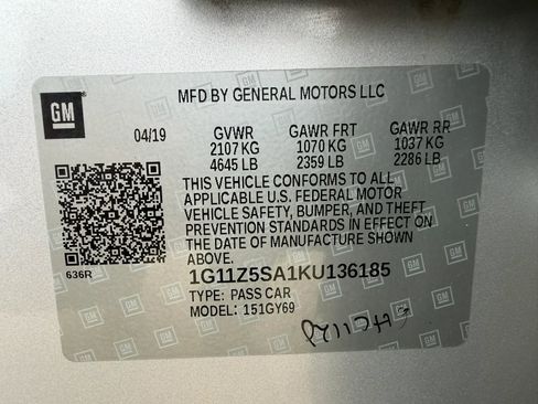 Used 2019 Chevrolet Impala LT image 32