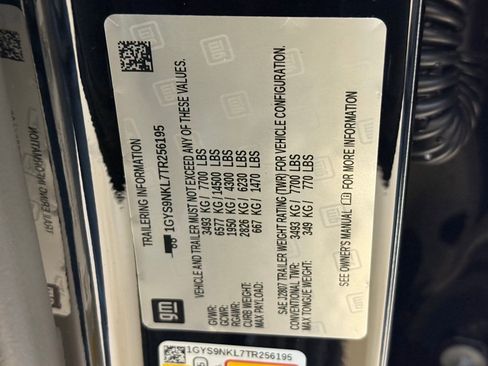 New 2026 Cadillac Escalade ESV Sport w/ LPO, ONYX Package image 20