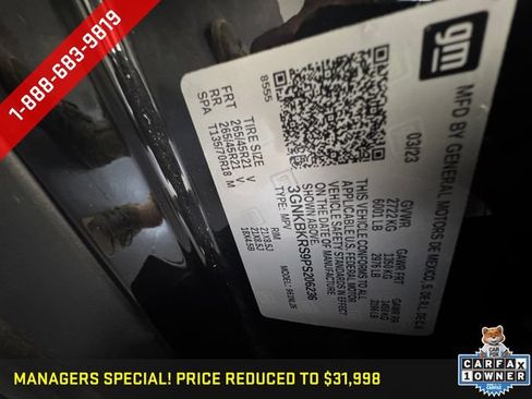 Used 2023 Chevrolet Blazer RS w/ Driver Confidence II Package AWD/4WD image 30