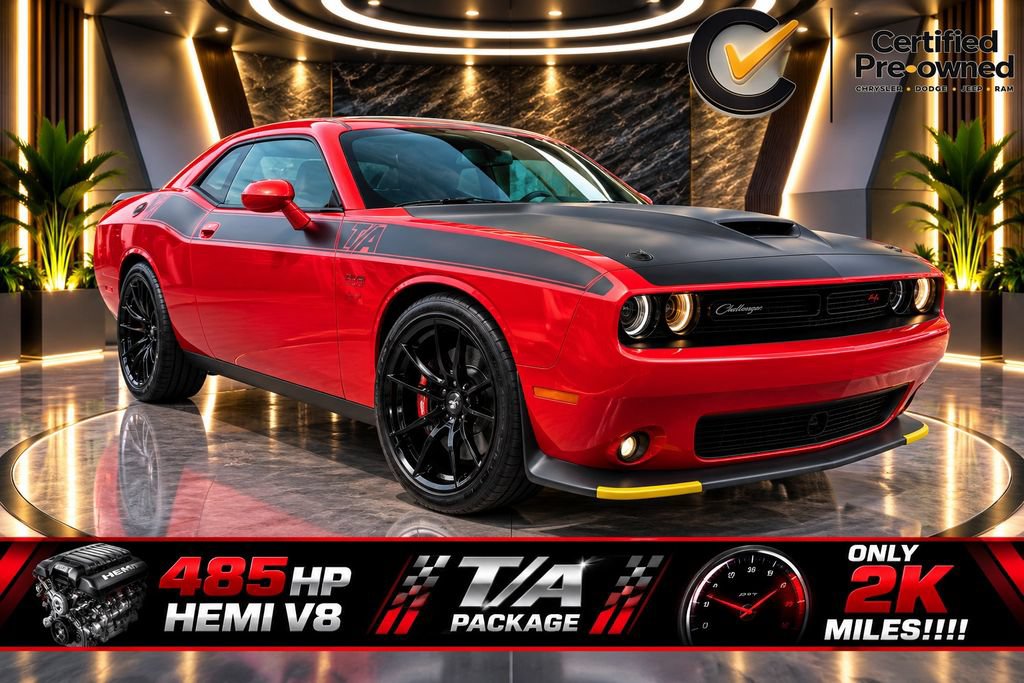 Certified 2023 Dodge Challenger R/T Scat Pack w/ T/A Package RWD 360° Tour
