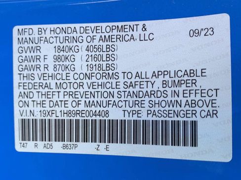 Used 2024 Honda Civic Sport Touring image 45