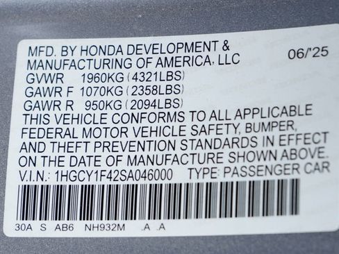 Used 2025 Honda Accord SE image 45