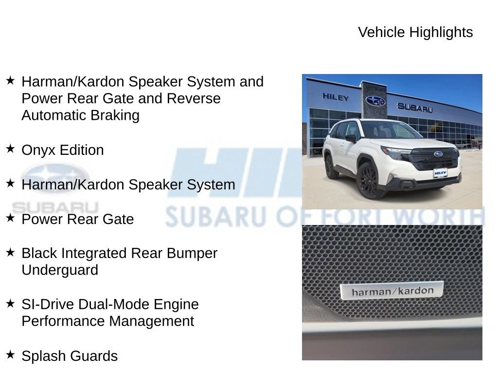 New 2026 Subaru Forester Sport w/ Onyx Edition AWD/4WD image 5