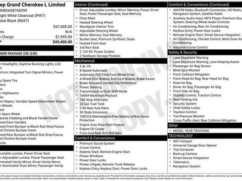 New 2025 Jeep Grand Cherokee L Limited image 36