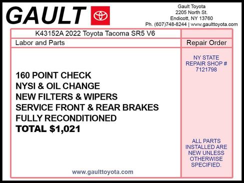 Used 2022 Toyota Tacoma SR5 image 2