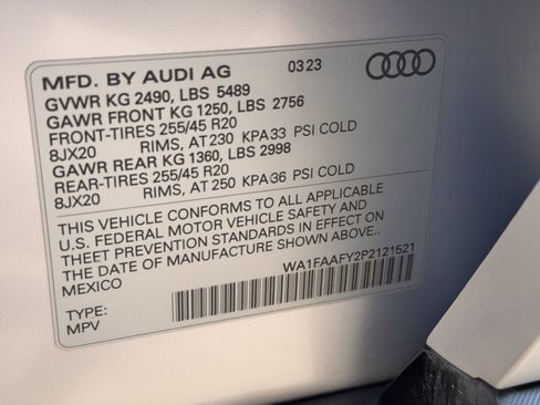 Used 2023 Audi Q5 2.0T Prestige w/ Prestige Package AWD/4WD image 27