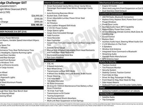 Used 2015 Dodge Challenger SXT image 27