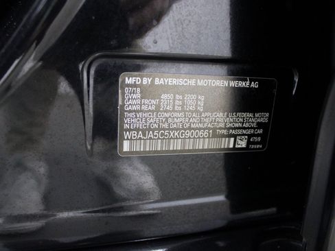 Used 2019 BMW 530i w/ Convenience Package image 47