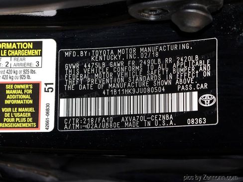 Used 2018 Toyota Camry LE FWD image 34
