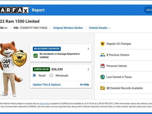 Used 2022 RAM 1500 Limited AWD/4WD image 9