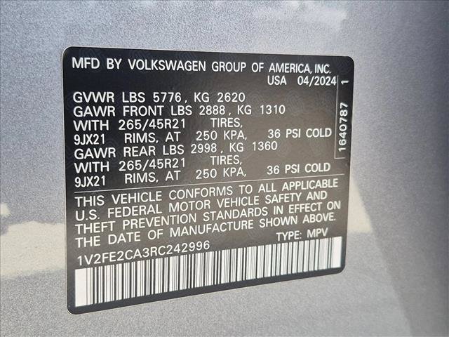 Used 2024 Volkswagen Atlas Cross Sport SEL Premium R-Line AWD/4WD image 27