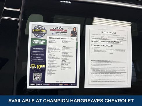 Certified 2023 Chevrolet Traverse LT w/ Rear Camera Mirror Package image 43