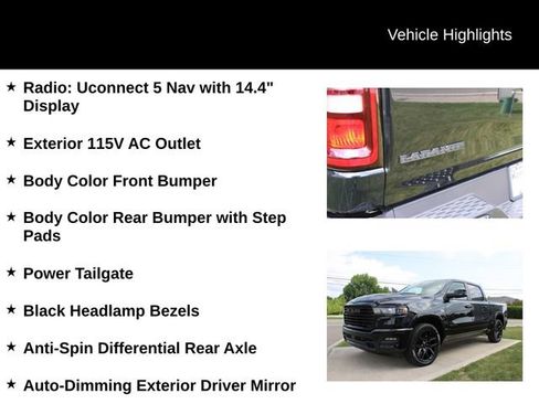 Used 2026 RAM 1500 Laramie w/ Night Edition AWD/4WD image 8