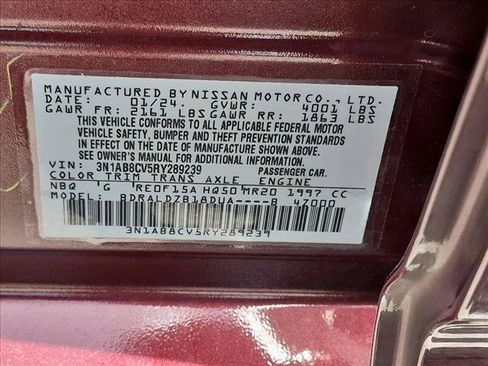 Used 2024 Nissan Sentra SV FWD image 23