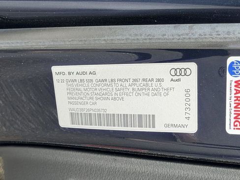 Certified 2023 Audi A6 2.0T Premium w/ Convenience Package AWD/4WD image 29