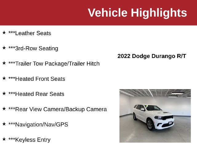 Used 2022 Dodge Durango R/T w/ Trailer Tow Group IV AWD/4WD image 10