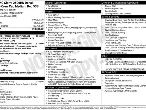 Used 2026 GMC Sierra 2500 Denali Ultimate AWD/4WD image 3