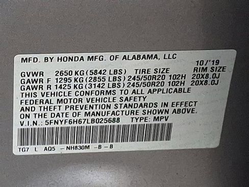 Used 2020 Honda Pilot Touring image 29