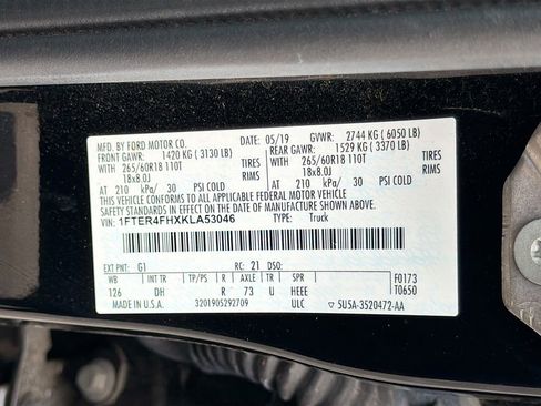 Used 2019 Ford Ranger Lariat w/ Equipment Group 501A Mid image 30