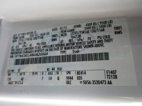 Used 2011 Ford E-350 and Econoline 350 Super Duty w/ PWR Group image 28