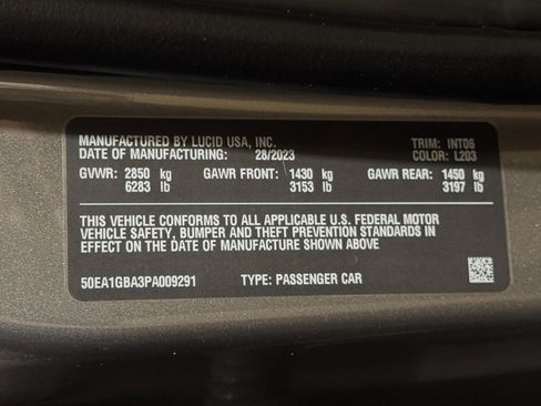 Used 2023 Lucid Air Grand Touring image 79