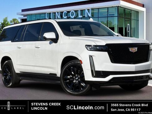 Used 2022 Cadillac Escalade ESV Sport Platinum w/ Heavy-Duty Trailer Package AWD/4WD image 1