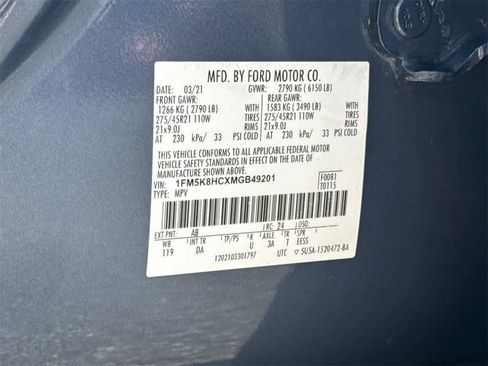 Used 2021 Ford Explorer Platinum w/ Equipment Group 601A image 35