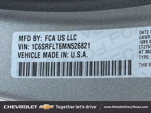 Used 2021 RAM 1500 Rebel AWD/4WD image 35
