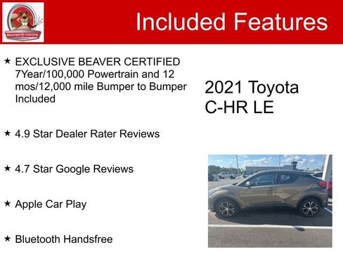 Used 2021 Toyota C-HR LE FWD image 5