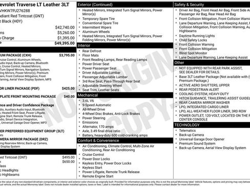 Used 2023 Chevrolet Traverse LT w/ LT Premium Package AWD/4WD image 31