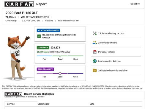 Used 2020 Ford F150 XLT w/ Equipment Group 302A Luxury image 9