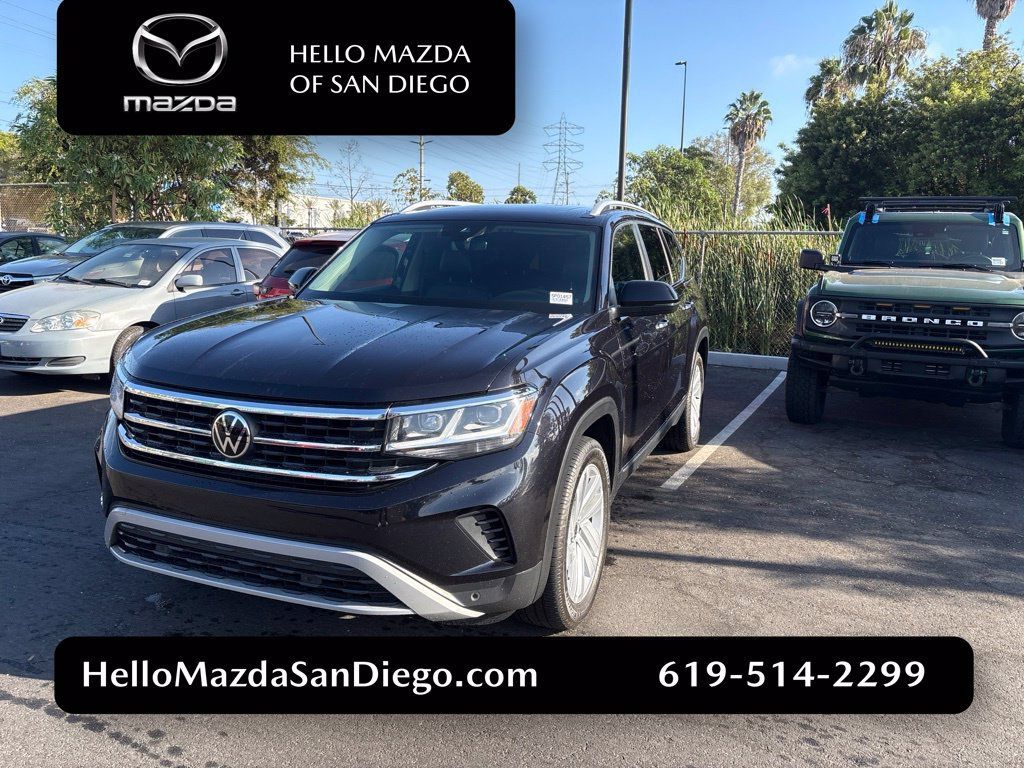 Used 2021 Volkswagen Atlas SEL AWD/4WD image 1