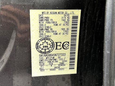 Used 2005 Nissan Armada SE image 14