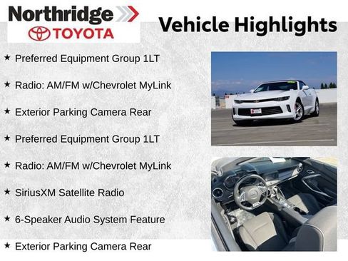 Used 2017 Chevrolet Camaro LT RWD image 2