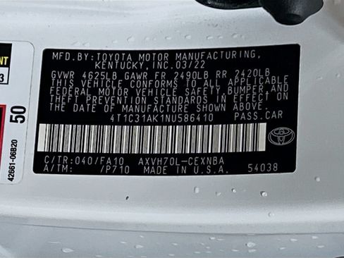 Used 2022 Toyota Camry LE FWD image 27