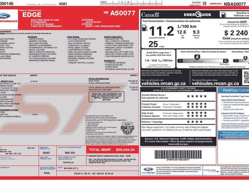 Used 2022 Ford Edge ST w/ Equipment Group 401A image 7