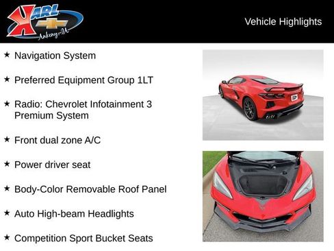 Certified 2024 Chevrolet Corvette Stingray Coupe w/ 1LT image 2